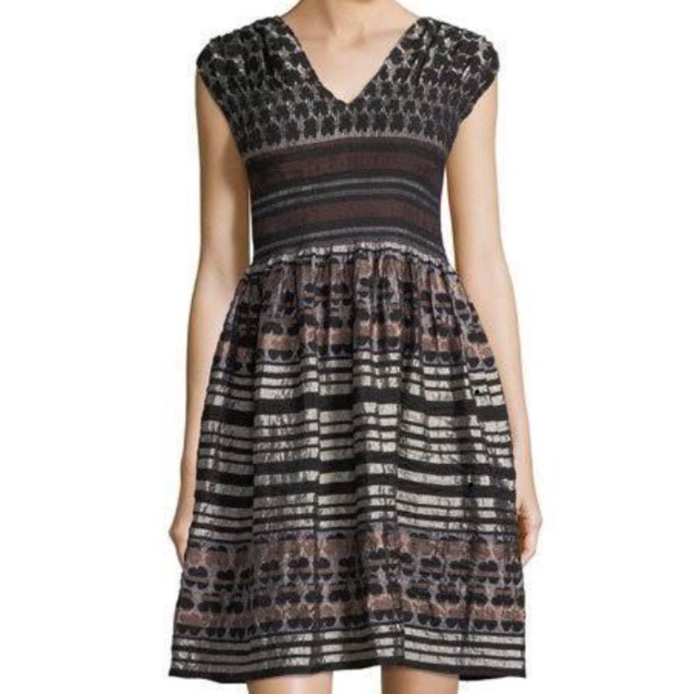 Max Studio Smocked Dress like new!
